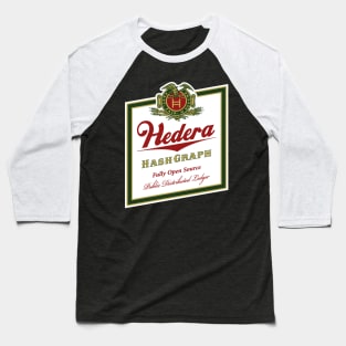 Hedera Beer Label Baseball T-Shirt